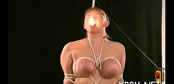  Tit torture fetish play for compliant amateur woman